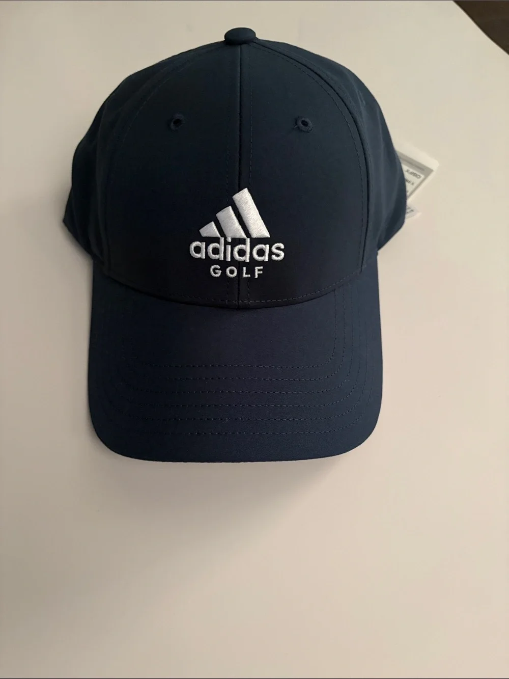 adidas Navy Blue Golf Cap with White Logo